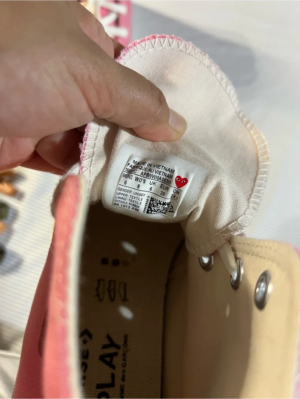 Converse Pink High-Top Canvas Sneakers